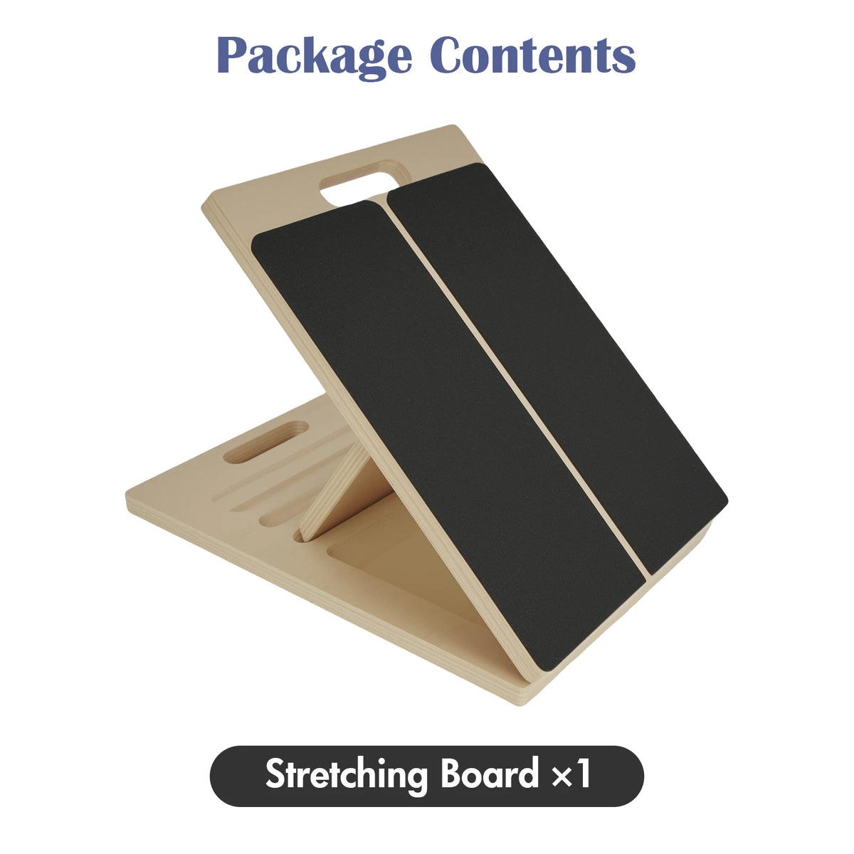 LumiKnee™ Slant Board — Adjustable Wooden Stretch & Strength Board
